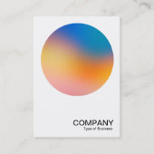 グラデーションサークルv2 03名刺 名刺 (正面)