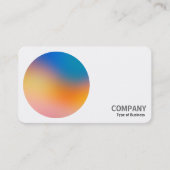 グラデーションサークルv3 03名刺 名刺 (正面)