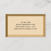 グラデーションスキンカラーミニマル名刺 名刺 (裏面)