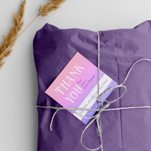 グラデーションスクエア割引カード ロイヤリティカード