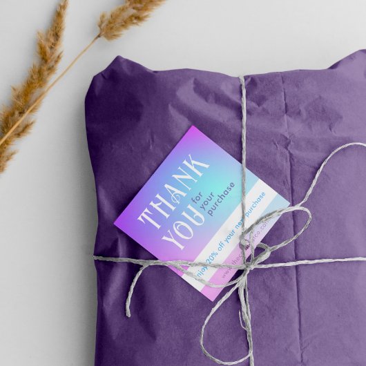 グラデーションスクエア割引カード ロイヤリティカード