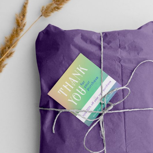 グラデーションスクエア割引カード ロイヤリティカード