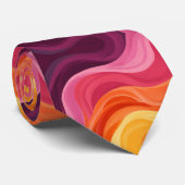 グラデーションスタイル暖色 ネクタイ (ロール)