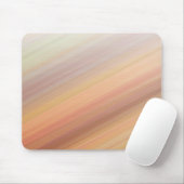 グラデーションストライプのサンセットオレンジ色の茶色の地球トーン マウスパッド (マウス)
