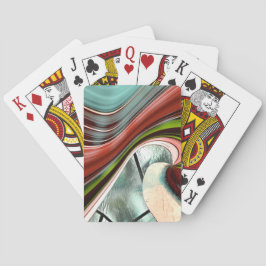 グラデーションストライプの曲線の色の上… トランプ