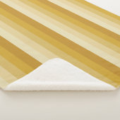 グラデーションストライプ金ゴールド シェルパブランケット (3/4)