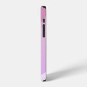グラデーションソフトCの抽象幾何学的波形 iPhoneケース (左側面)