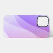 グラデーションソフトCの抽象幾何学的波形 iPhoneケース (裏面横)
