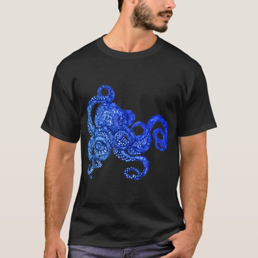 グラデーションタコ Tシャツ (正面)