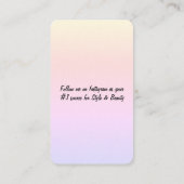 グラデーションデザイン名刺 名刺 (裏面)