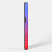 グラデーションハニカム iPhoneケース (右側面)