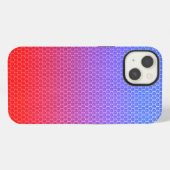 グラデーションハニカム iPhoneケース (裏面横)
