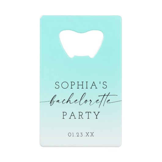 グラデーションバチェロレッテ クレジットカード栓抜き (正面)