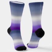 グラデーションバッチレズビアンプライドフラグ ソックス (傾斜あり)