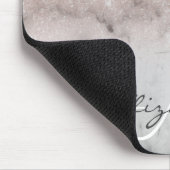 グラデーションバラ金ゴールドグリッタークラシックマーブル マウスパッド (コーナー)