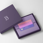 グラデーションパッケージ挿入カード 名刺