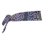 グラデーションパーソナライズされたマンダラネイビーブルー タイヘッドバンド (回転270)