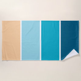 グラデーションビーチタオル ビーチタオル