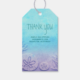 グラデーションビーチ結婚式 ギフトタグ