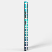 グラデーションピクセルグリッド SAMSUNG GALAXYケース (右側面)