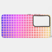 グラデーションピクセルグリッド SAMSUNG GALAXYケース (左側面)