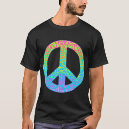グラデーションピースシンボル Tシャツ
