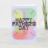 グラデーションファザーズデー カード (正面)
