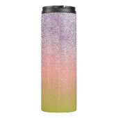 グラデーションフェイク名カラフルモノグラムの前 タンブラー (裏面)