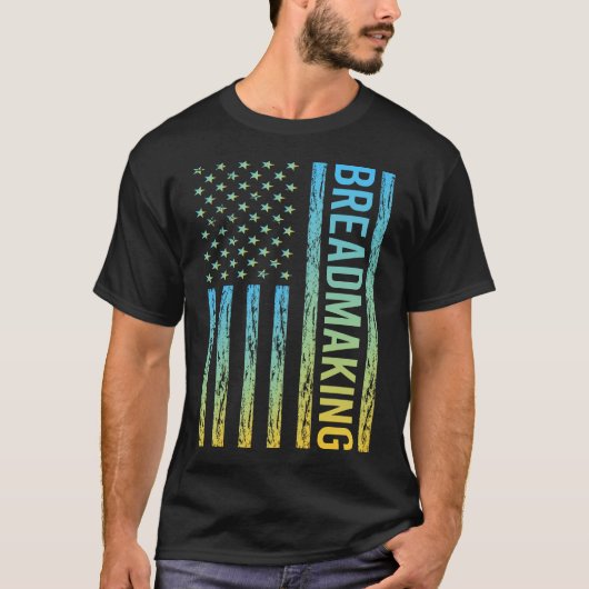 グラデーションフラグ01製パン Tシャツ (正面)
