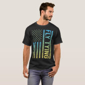 グラデーションフラッグ フライタイイング Tシャツ (正面フル)