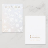 グラデーションフローライヤリングジュエリー表示 名刺 (正面/裏面)