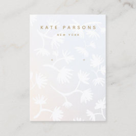 グラデーションフローライヤリングジュエリー表示 名刺