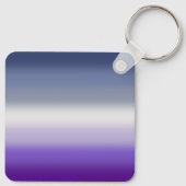 グラデーションブッチレズビアンプライドフラグ – ブッチフラグ キーホルダー (裏面)