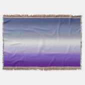 グラデーションブッチレズビアンプライドフラグ – ブッチフラグ スローブランケット (正面)