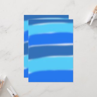 グラデーションブルー結婚式招待状 招待状