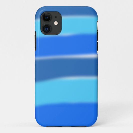 グラデーションブルーiPhoneケース Case-Mate iPhoneケース (裏面)
