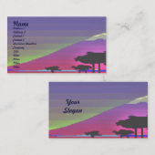 グラデーションプロファイルカード 名刺 (正面/裏面)