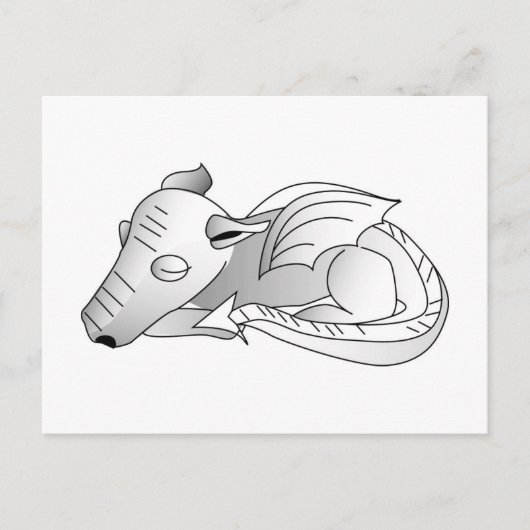 グラデーションベビードラゴン ポストカード (正面)