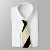 グラデーションベージュ数々の斜ストライプ線 ネクタイ (タイ)