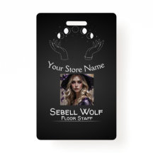 グラデーションムーンフェーズ従業員バッジ