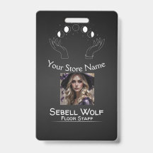 グラデーションムーンフェーズ社員バッジ