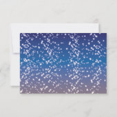 グラデーションレインボー結婚ランタンの返信カード 出欠カード (裏面)