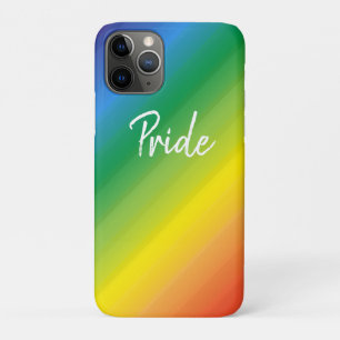 グラデーションレインボーLGBTQプライドカラフル iPhone 11 PROケース
