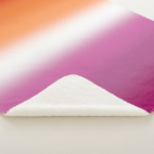 グラデーションレズプライドフラグ – Lesbianフラグ シェルパブランケット (3/4)