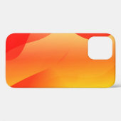 グラデーション付きの幾何学ぼやけ波形 Case-Mate iPhoneケース (裏面 (横))