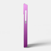 グラデーション付きピンク名前をカスタムする Case-Mate iPhoneケース (裏面 / 左)