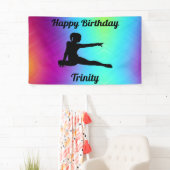 グラデーション体操誕生日バナー 横断幕 (インサイチュ)