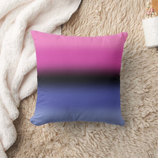 グラデーション全視覚プライドフラグ – 全視覚フラグ クッション (ブランケット)