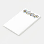 グラデーション六角形 ポストイット (アングル)