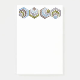 グラデーション六角形 ポストイット